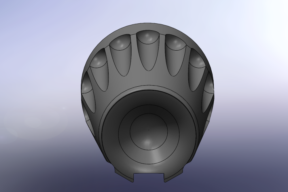 Tikka centerfire bolt shroud (Fluted)